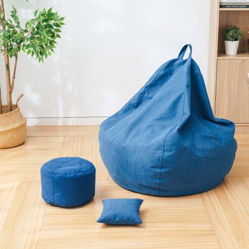 【樂嫚妮】 水滴型懶骨頭沙發椅3件組
