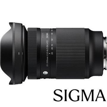 SIGMA 20-200mm F3.5-6.3 DG Contemporary (公司貨) 超廣角變焦鏡頭 旅遊鏡 全片幅無反微單眼鏡頭