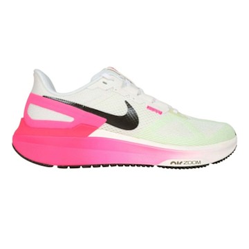 NIKE STRUCTURE 25 CM 男緩震運動慢跑鞋-路跑 運動 休閒 IB7451-100 白亮粉綠