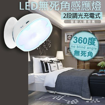 台灣現貨 360ºLED無死角充電感應燈 櫥櫃燈 玄關燈 櫃子燈 樓梯燈 小燈 感應燈 充電式 無死角 輕巧 人體感應