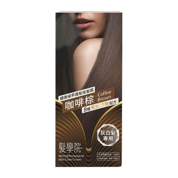 SnowIOU 樹飛雪 髮學院健康髮染髮霜 簡易包  咖啡棕  1組