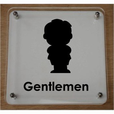 トイレマーク トイレプレート アクリルW式200mm おしゃれなトイレマーク 立体的なトイレプレート
