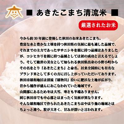 ふるさと納税 秋田市 秋田県産無洗米(あきたこまち5kg・ササニシキ3kg)セット全12回