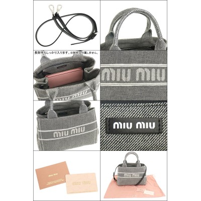 ミュウミュウ miumiu バッグ トートバッグ 5BA219 2DPL OLO ネロ