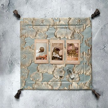 由日本占卜師　純手工製作的　塔羅牌桌布　mini  Made in JAPAN