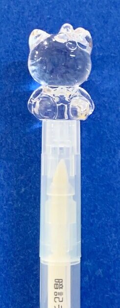 【震撼精品百貨】Hello Kitty 凱蒂貓 日本三麗鷗 KITTY 造型螢光筆/重點筆-白#19542 震撼日式精品百貨