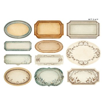 【9 月新品】20-147-0350 裁切紙 幻想復古浪漫喫茶