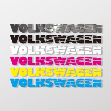 VOLKSWAGEN/SP/車貼 SunBrother孫氏兄弟 防水貼紙 車貼貼紙
