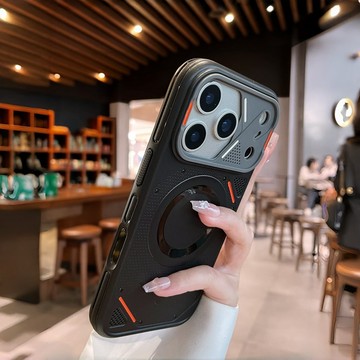 機甲風 磁吸無線充 鎧甲防摔殼 適用於 iPhone 17 16 15 Pro max 手機殼 17Pro 16 保護殼
