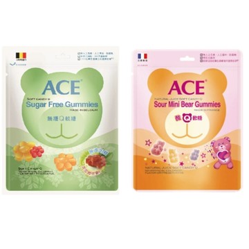 ACE Q軟糖量販包無糖/酸Q/字母/水果)