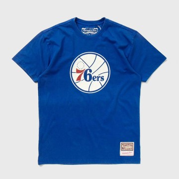 【Mitchell & Ness】EMEA WORN LOGO 短袖上衣 76人_SSTEINTL869-P76ROYA