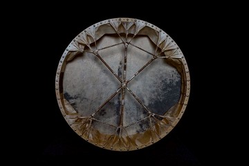 西伯利亞 手工製作 音療薩滿鼓 傳統樂器 手鼓 框鼓 古典 自然療