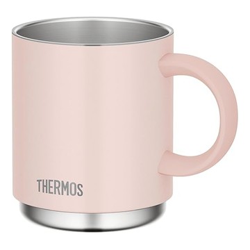 THERMOS 膳魔師 不鏽鋼真空馬克杯  粉色  350ml  1個