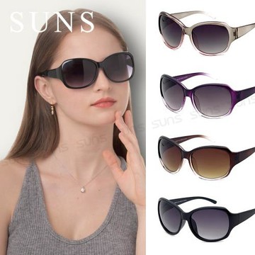 【SUNS】抗UV太陽眼鏡 時尚簡約大框墨鏡 共四色 顯小臉經典款 S31 台灣製 檢驗合格