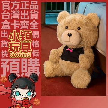 【小穎玩具】Ted2 泰迪熊可動毛絨 Hot Nerd 玩偶 共鳴GONG 公仔 正版 禮物