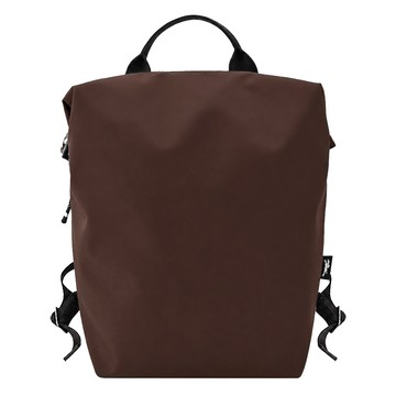 LONGCHAMP LE PLIAGE ENERGY系列再生尼龍簡約後背包(大/可可)