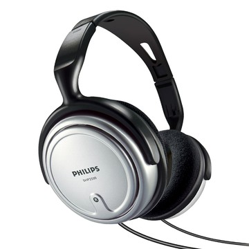 PHILIPS 飛利浦 視聽用無麥可調音頭戴式耳機  銀色  SHP2500