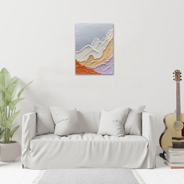 御畫房 當代國家級展覽畫家 抽象系列手繪油畫60×80cm(DB-083)