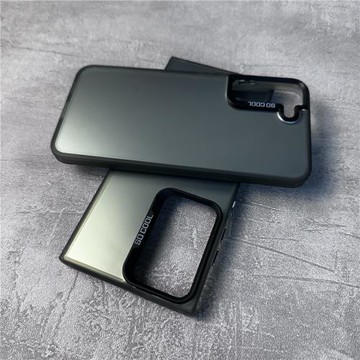 彩銀磨砂適用三星s23ultra手機殼s23情侶簡約s23+保護套s22ultra高級感s21商務男女全包防摔新款硬外殼個性潮