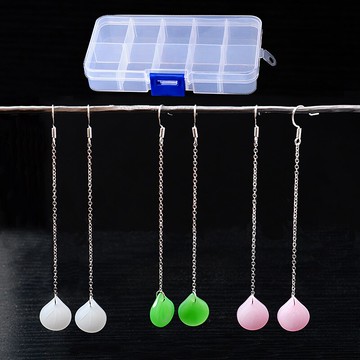 925銀鉤防過敏三生三世白淺同款楊冪桃花長流蘇仙氣古風耳環飾品