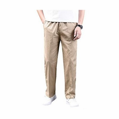 ソインガ Soinnga チノパン メンズ ゆったり ワークパンツ ロングパンツ ストレート ズボン ウエストゴム 無地 定番 綿 カーキ M 通販 Lineポイント最大get Lineショッピング