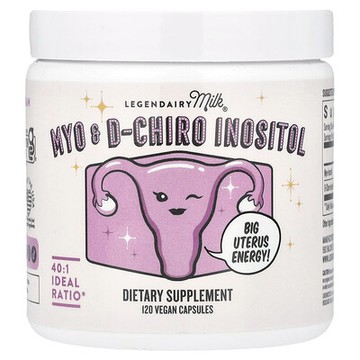 Legendairy Milk, Myo-肌醇和 D-手性肌醇，120 粒全素膠囊