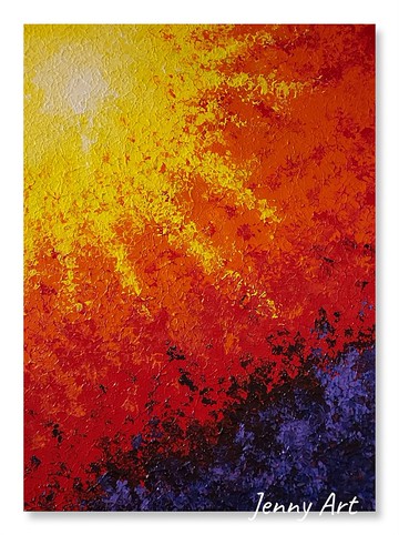 曙光 無框畫 抽象畫 畫作 掛畫 居家擺設 居家生活