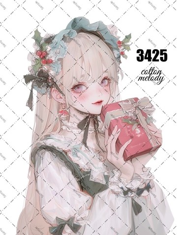 original sticker no.3425 人物貼紙 原創貼紙 原創人物貼紙 裝飾貼紙 cotton melody