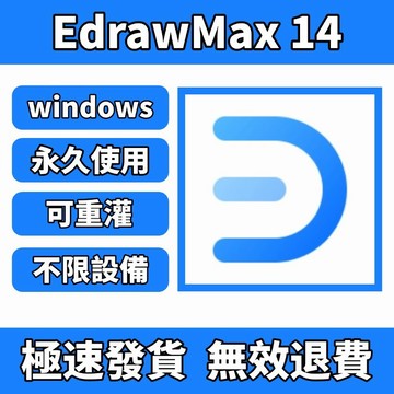 可移機 | EdrawMax 14 億圖圖示 辦公繪圖 圖文編輯 工程繪圖 彩頁設計 永久版