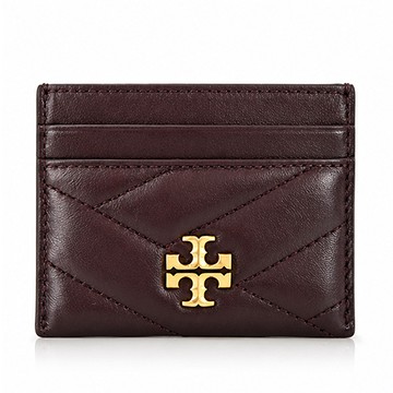 TORY BURCH KIRA CHEVRON 卡片夾(紅蘋果)
