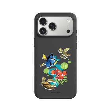 iPhone 17 Pro Max SolidX 黑 - 迪士尼-皮克斯 PIXAR - 海底總動員-激起水花
