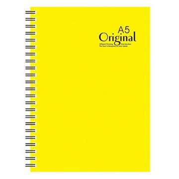 美加美 25K 原色 膠圈筆記 (黃) 3本 / 包 AD3109【APP滿額下單10%點數(單一帳號最高5000點)】1/31止