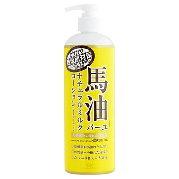 Loshi 樂絲 保水潤澤馬油身體乳液 485ml  大容量壓頭設計 滋潤乾燥粗糙肌膚  1瓶