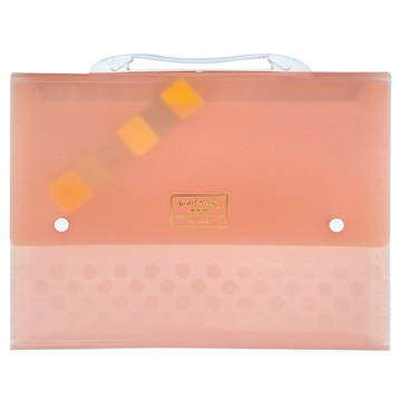 KOKUYO Pastel Cookie NOViTA-R 攜帶型風琴夾13層 A4  粉色  1本