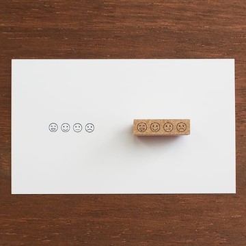 心情記錄橫式 手帳印章 橡膠印章 行事曆 日記 日本製造 b-108