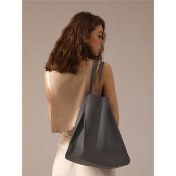 (Pujor Sutias)懶懶包超輕柔軟托特包中性風單肩包 #1402