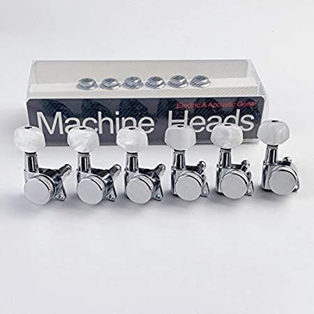 Guitar Parts 6R Chrome Color Guitar Locking Tuners Guitar Machine JN-P7SP