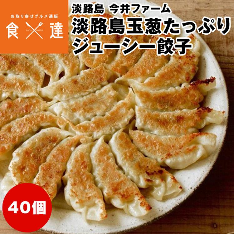 餃子 冷凍 40個 (20個入×2パック)  淡路島玉ねぎ 国産 今井ファーム 玉葱 たまねぎ 産直 産地直送 冷凍便 同梱不可 指定日不可