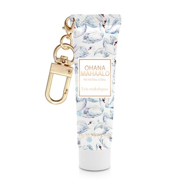 OHANA MAHAALO 鈴蘭天鵝 十指香扣限定手霜吊飾(10g)