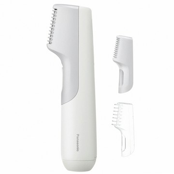 【Panasonic 國際牌】男士電動除毛刀/白灰 美體修容刀(電池式、全機可水洗)
