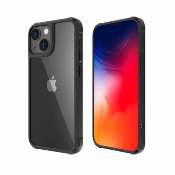 LINKASEAIR iPhone 13 / 13 Pro / 13 Pro Max 軍規防摔抗變色抗菌大猩猩玻璃保護殼-曜石黑 Apple iPhone 13 Pro (6.1吋)-黑