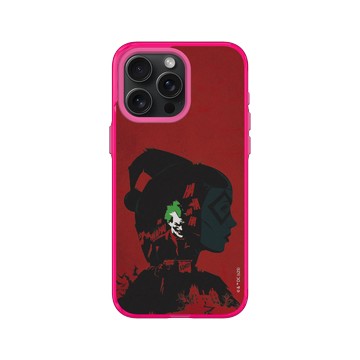 iPhone 15 Pro Max Clear 粉漾桃 - Batman 蝙蝠俠 - 小丑女與小丑
