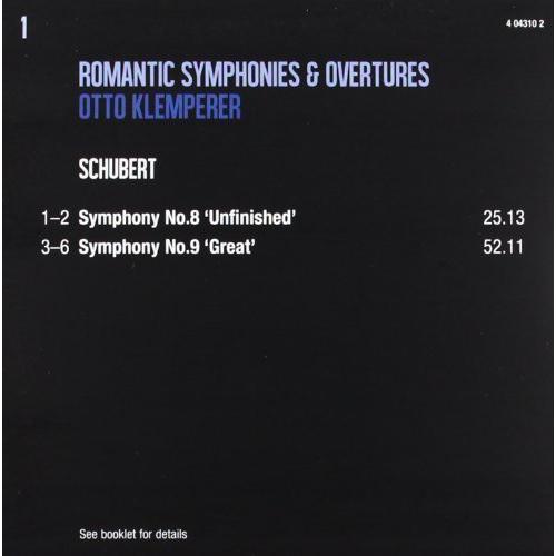 Otto Klemperer Romantic Symphonies Overtures