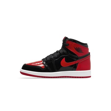 Jordan 1 Retro High OG (PS)  '' Bred Patent '' 特殊漆皮 黑紅 童鞋 AQ2664-063 [台灣現貨]