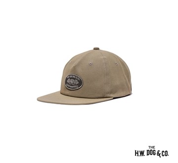 H.W.Dog&Co. Ball Cap五片式稜角刺繡貼布帽款(兩色)