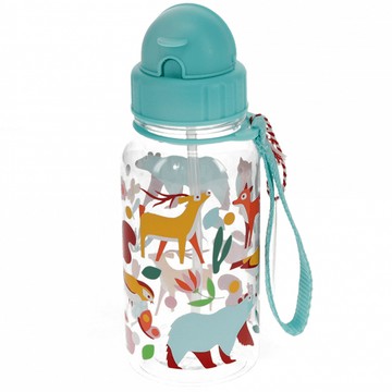 Rex LONDON 英國  兒童 Tritan 吸管水瓶_林地樂園(500ml)_RL30439