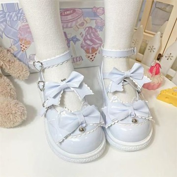 洛麗塔女童大頭鞋子jk制服小皮鞋軟妹瑪麗珍原創軟底lolita鞋公主