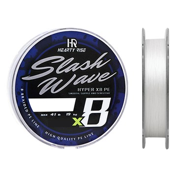HEARTY RISE 哈帝來斯 SLASH WAVE X8 PE 線 2.5號 MAX 48 lb  150m  1個  白色