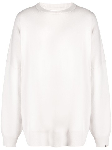 extreme cashmere - crew-neck cashmere-blend jumper - unisex - Spandex/Elastane/Cashmere/Nylon - One Size - Neutrals