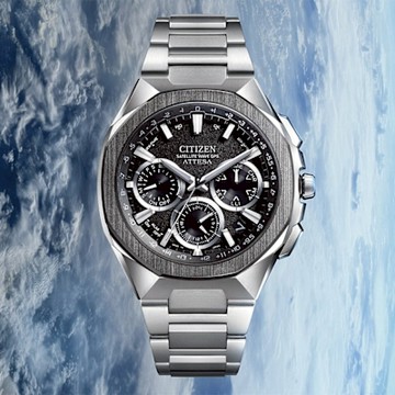 CITIZEN 星辰 限量 鈦 八角 GPS衛星對時光動能計時手錶 1212購物節 送禮推薦 CC4104-53E